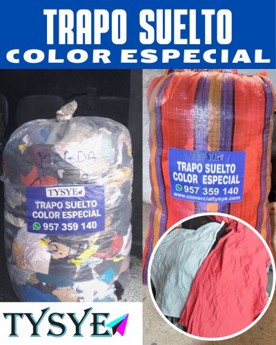 Trapo suelto color especial 